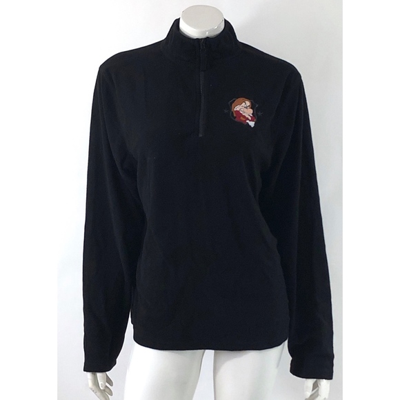Disney Sweaters - Disney Store Womens Fleece Sweater Small Black
